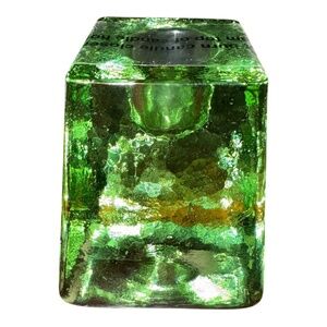 Fire & Light Celery Taper Candle Holder NEW Signed